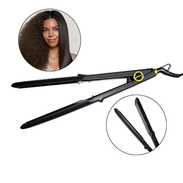 Speedy Energy Turbo Hair Straightener SP-25ET – Professional Keratin Hair Straightener with 3D Floating Tourmaline Plates, Fast Heating, and Adjustable Temperature for All Hair Types